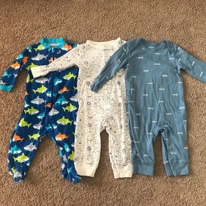 3pc baby boy onesie pajamas for boys 6 months old